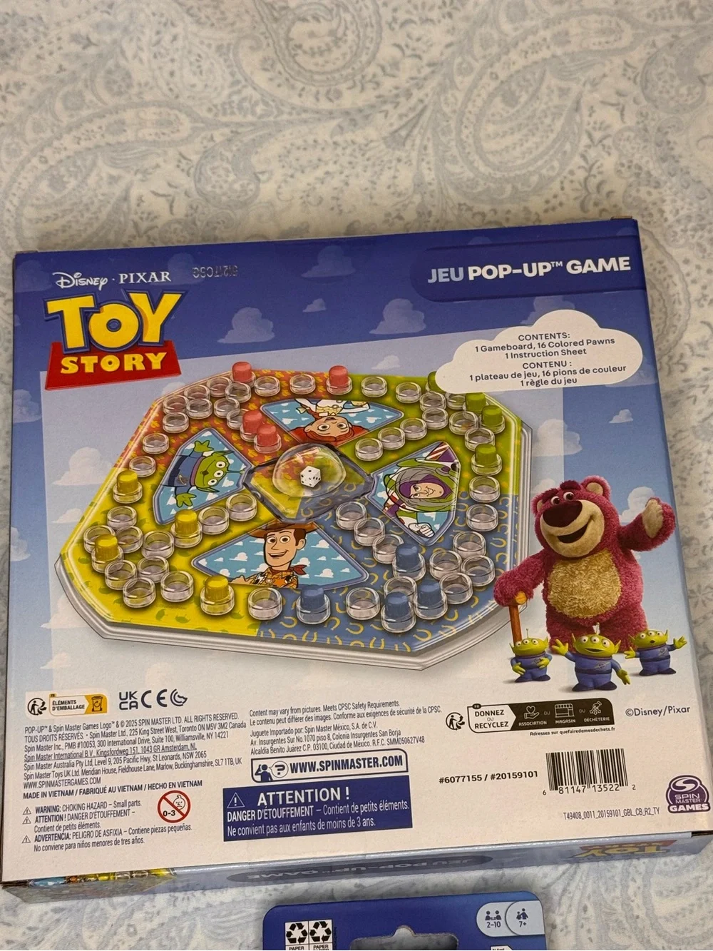 Toy Story 5 Pop-Up Game & UNO Card Game